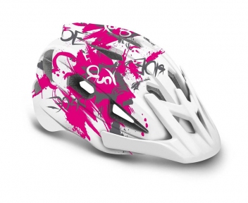 Шлем R2 Wheelie 2020 52-56(р) бело-розовый