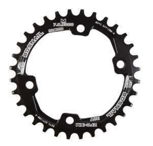 Звезда шатунов Snail NW 32T AL черная BCD96 для Shimano M7000