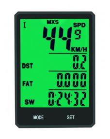 Велокомпьютер BeCool YS 606C, беспроводной с подсветкой, 19ф