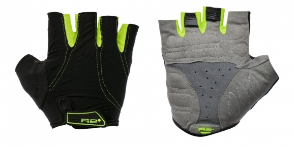 Перчатки R2 Vande S(р) черно-зеленые