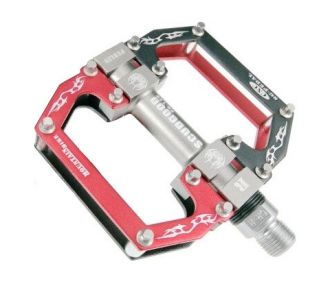 Педали ScudGood BC-PD207 черно-красные на пром. подшипниках