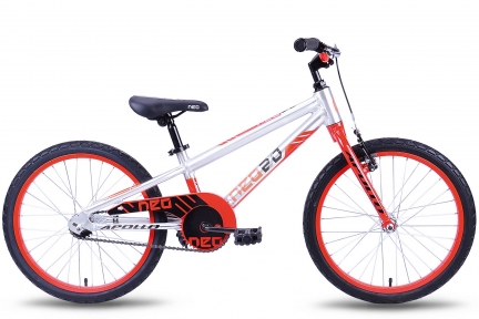 Велосипед Apollo Neo 20 Boys серебристо-красный