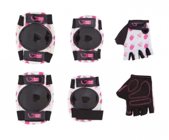 Защита Green Cycle Ice Cream для детей, наколенники, налокотники, перчатки