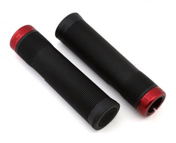 Грипсы RaceFace Chester черные с красными замками (34мм)