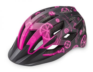 Шлем R2 Lumen JR 2024 (ATH20H/S) 52-56(р) черно-розовый