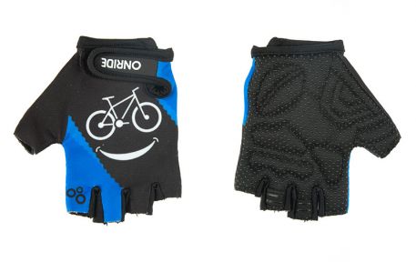 Перчатки Onride Gem Smile bike детские 9-10(р) черно-синие