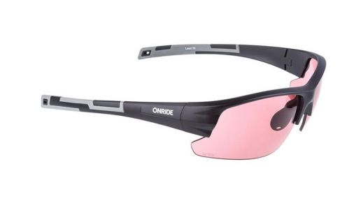 Очки OnRide Lead 30 (Smoke, HD Pink, Clear) черные