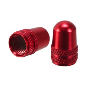 Запчасти Alligator колпачок на камеру Schrader, красный 2шт