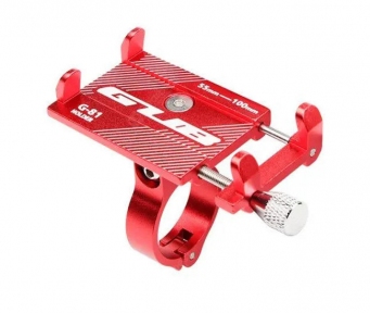 Крепление для смартфона GUB G-81 на руль, красный