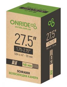 Камера Onride 27.5x1.75-2.15 AV 48мм
