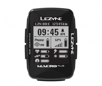 Велокомпьютер Lezyne Macro Plus GPS HR Loaded