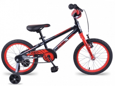 Велосипед 2017 Apollo Neo 16 Boys черно-красный