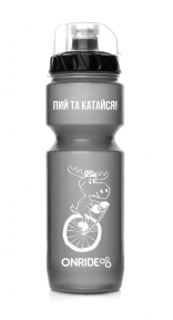 Фляга OnRide Balance 20 0,8л черная с колпачком