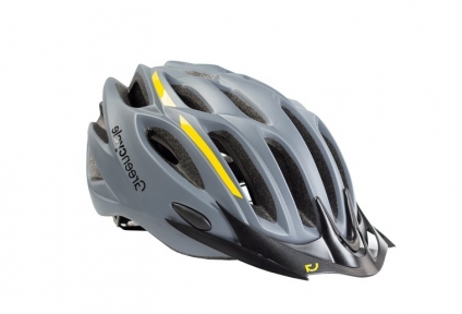 Шлем Green Cycle Rock 58-61(р) серо-желтый