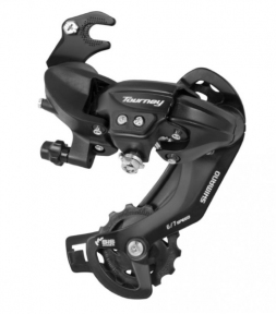 Переключатель задний Shimano Tourney RD-TY300-B крюк 6/7 скоростей
