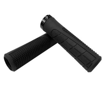 Грипсы Green Cycle GGR-418 черные, с замком