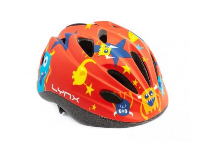 Шлем Lynx Kids Red Monsters 48-52(р) красный