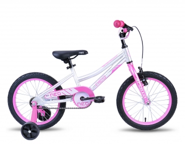 Велосипед Apollo Neo 16 Girls серебристо-розовый