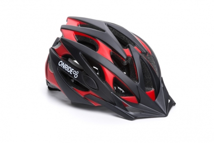 Шлем OnRide Cross 58-61(р) черно-красный
