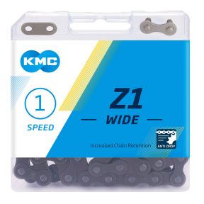 Цепь KMC Z1 Wide Single Speed + замок