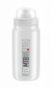 Фляга Elite FLY с крышкой, прозрачная, 0,55л