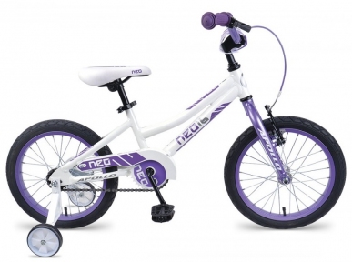 Велосипед 2017 Apollo Neo 16 Girls бело-сиреневый