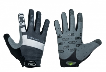 Перчатки R2 Racer длинные пальцы XL(р)