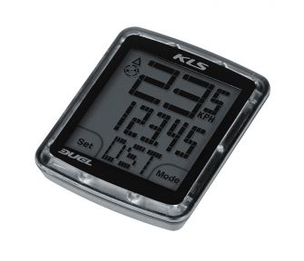 Велокомпьютер KLS Duel проводной, 10 функций