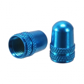 Запчасти Alligator колпачок на камеру Schrader, синий 2шт