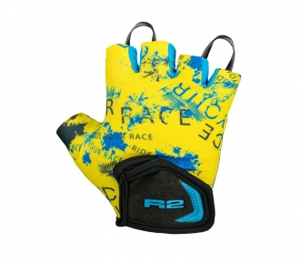 Перчатки R2 Voska черно-желтый (4-6 лет)