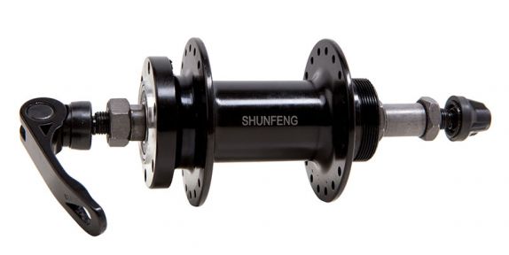 Втулка задняя ShunFeng SF-A210R 36H чорна, під тріскачку