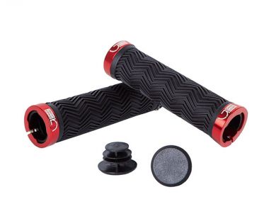 Грипсы Green Cycle GGR-420 черные, с замками