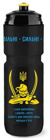 Фляга OnRide I'm Ukrainian 800 мл черная с колпачком