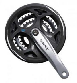 Шатуны Shimano Altus FC-M311 48X38X28 с защитой