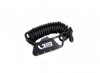 Трос с замком Green Cycle кодовый 4х120см GCL-K2N