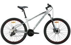 Велосипед 2024 Leon XC 100 27.5 DD (OPS-LN-275-175) 16.5(р) серый-черный