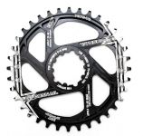 Звезда шатунов Snail NW 36T AL черная Direct Mount, 1мм