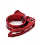 Подседельный хомут GUB красный с эксцентриком 34.9 мм