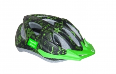 Шлем Green Cycle Fast Five детский 50-56(р) черно-зеленый