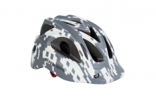 Шлем Green Cycle Space Invader 54-58(р) серо-белый
