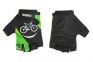 Перчатки Onride Gem Smile bike детские 7-8(р) черно-зеленые