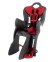 Сидение детское Bellelli B1 Clamp (на багажник) серое с красной  подкладкой